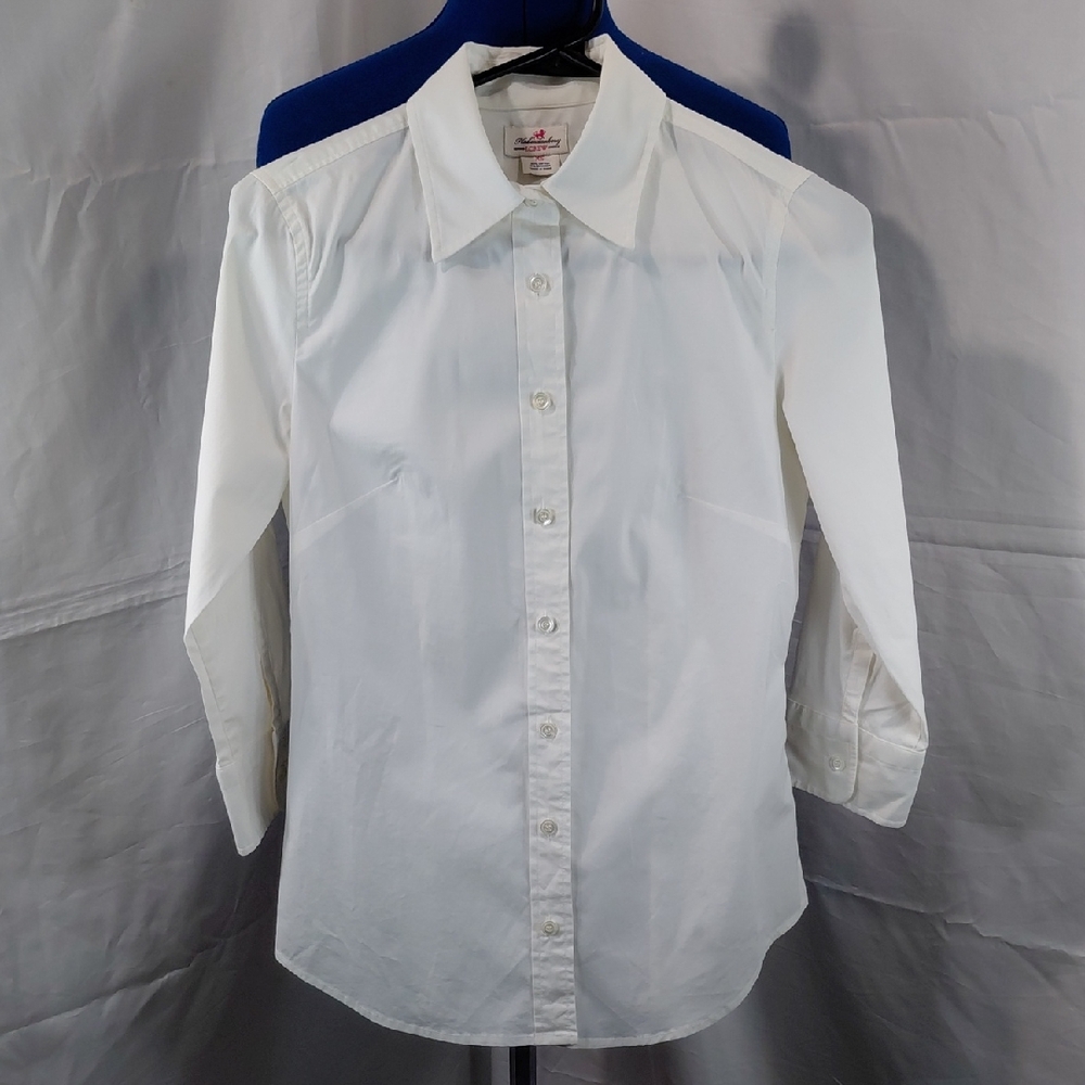 J. Crew Crisp White Collared Shirt